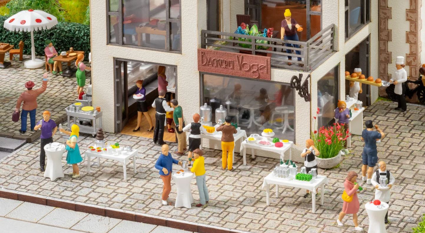 Noch 16275 Figuren-Themenwelt Buffet 1:87 Spur H0 Neu OVP