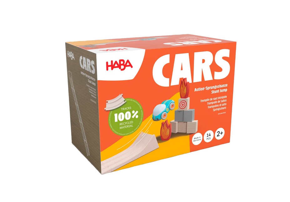 HABA 2011843001 Cars – Action-Sprungschanze, inklusive Auto NEU OVP