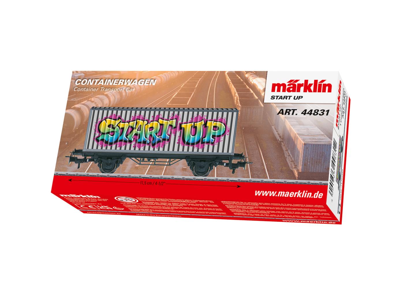 Märklin 44831 Start up Containerwagen Graffiti 1:87 Spur H0 AC Neu