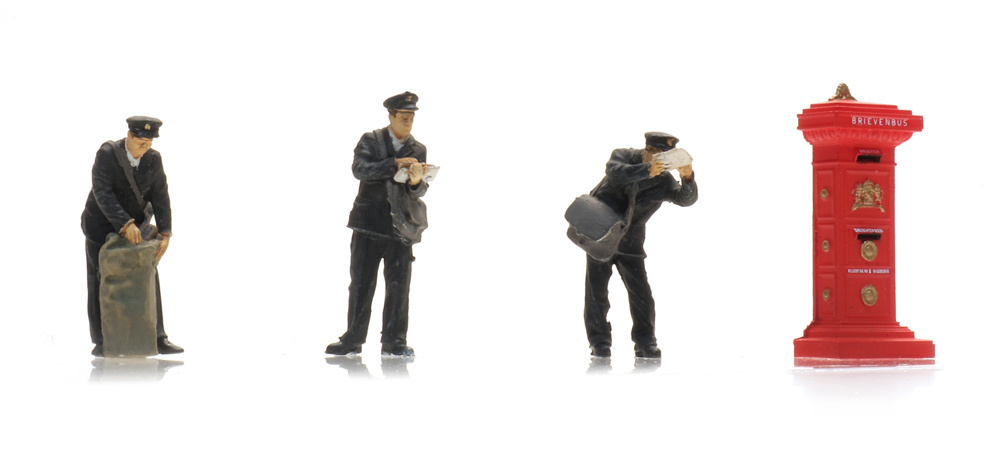 Artitec 5870051 Postboten mit Briefkasten 1:87 Spur H0 Neu OVP