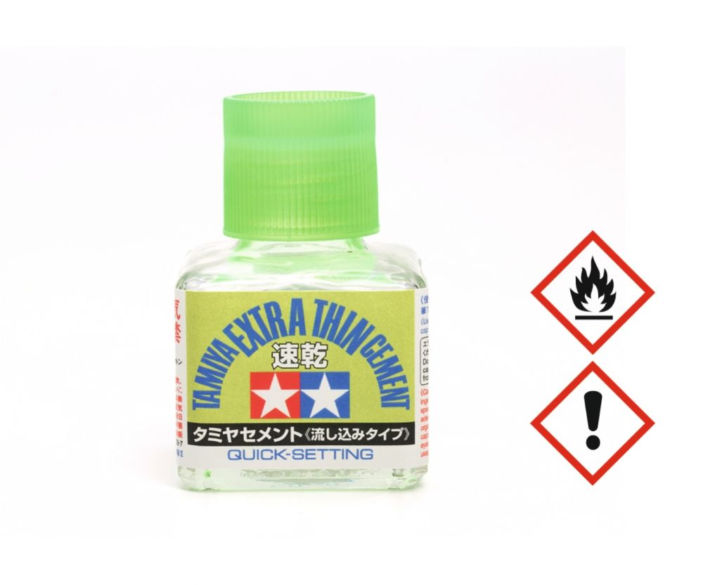 Tamiya 87182 Plastikkleber 40 ml Quick extradünn NEU