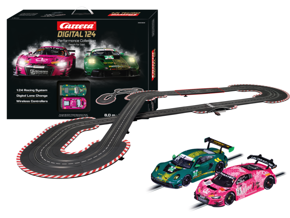 Carrera 20023640 Reach for Gold Digital 124 Autorennbahn Set NEU OVP