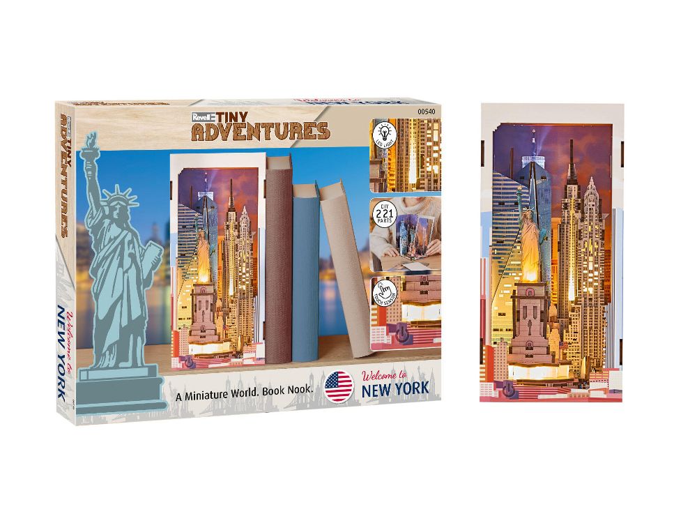Revell 00540 Tiny Adventures "New York" Book Nook Bausatz NEU