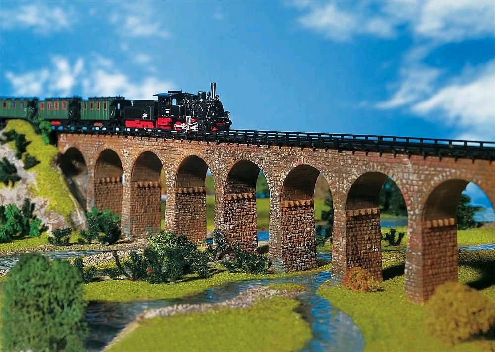 Faller 222585 2 Viaduktbrücken, gerade 1:160 Spur N Neu OVP