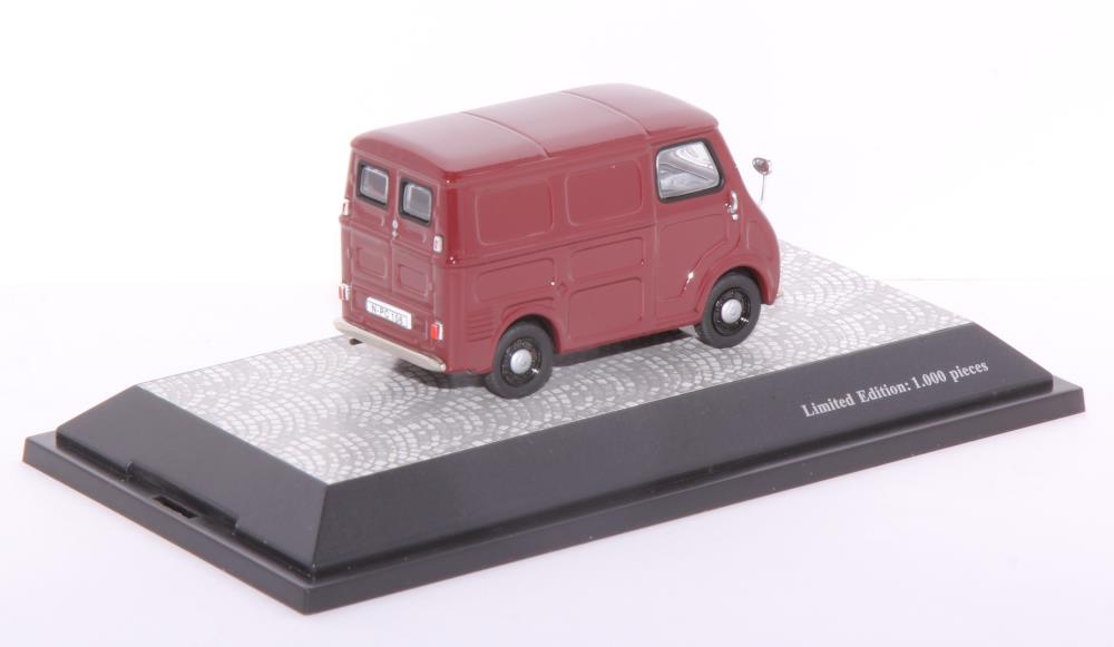 NZG Nürnberg 11101 Goggomobil TL 250 Kasten rot bordeau 1:43 NEU