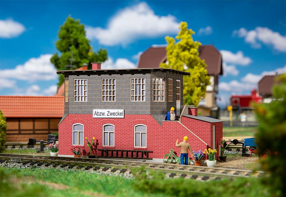 Faller 120091 Stellwerk Zweckel - 1:87 Spur H0 - Bausatz - Neu - OVP