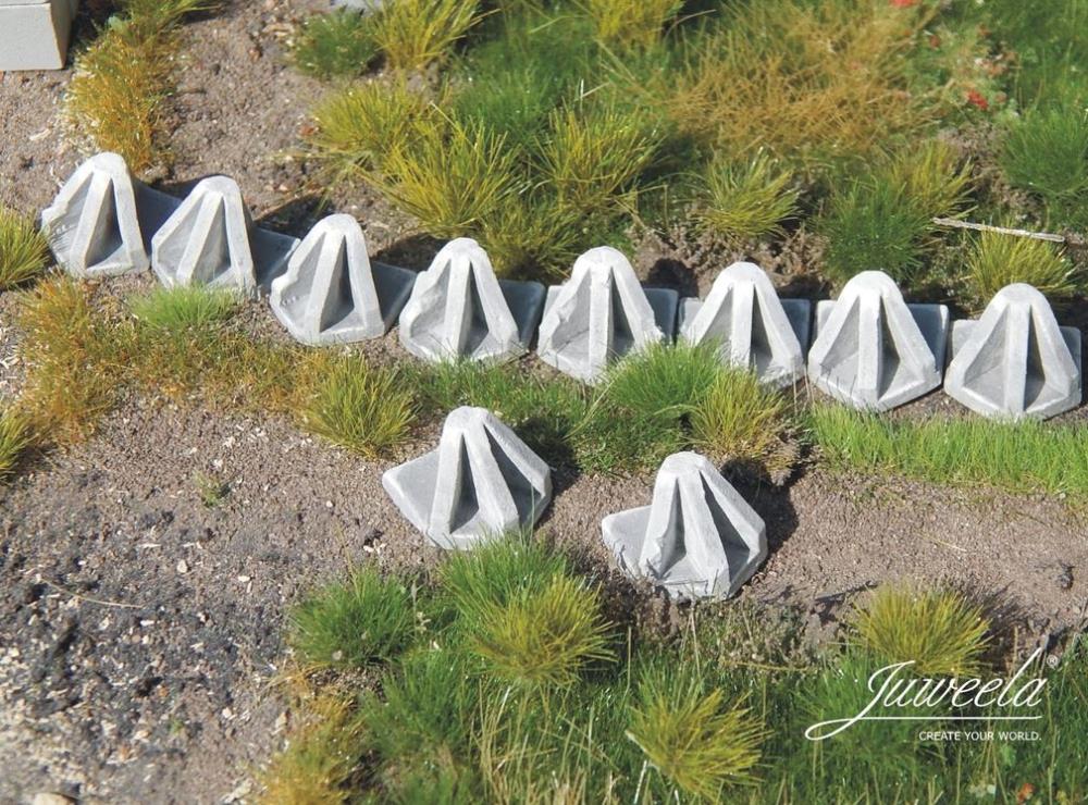 Juweela 28337 Panzersperre Cold War - 60x - 1:87 - Neu - OVP