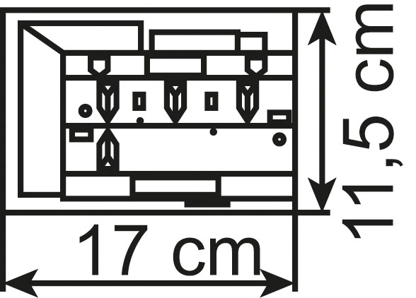 Vollmer 43783 Café m. Inneneinrichtung + LED-Beleuchtung Spur H0