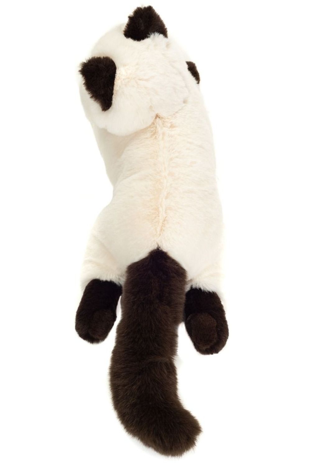 Teddy Hermann 918233 Birma-Katze liegend creme braun 36 cm Plüsch NEU