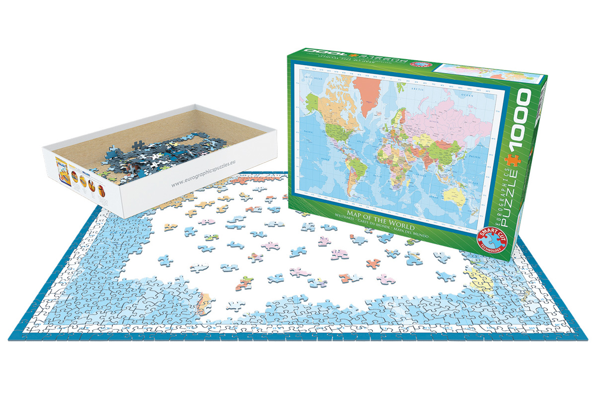 EUROGRAPHICS 6000-1271 Weltkarte 1000 Teile Puzzle