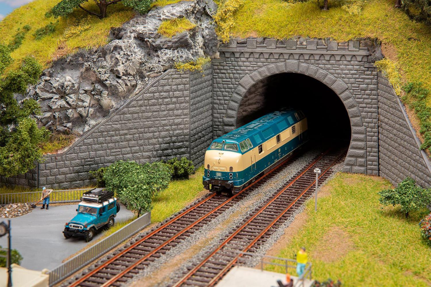 Faller 120578 Tunnelportal 2-gleisig 1:87 Spur H0 Bausatz Neu OVP