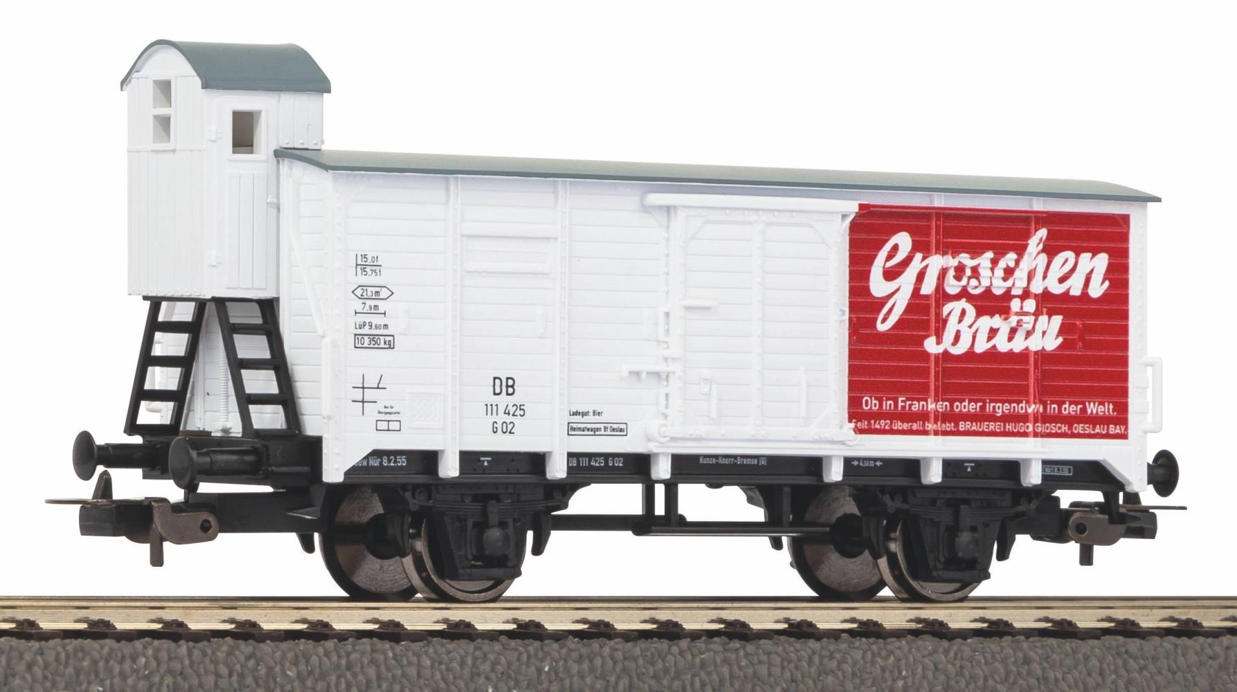 Piko 54599 Bierwagen Grosch DB III 1:87 Spur H0 DC Neu OVP