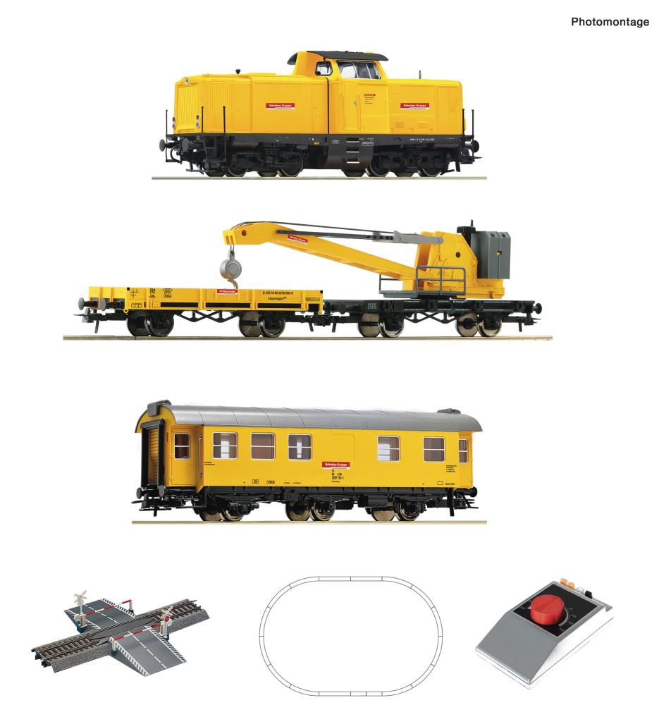 Roco 5100002 Analog Start Set Diesellokomotive BR 212 1:87 Spur H0