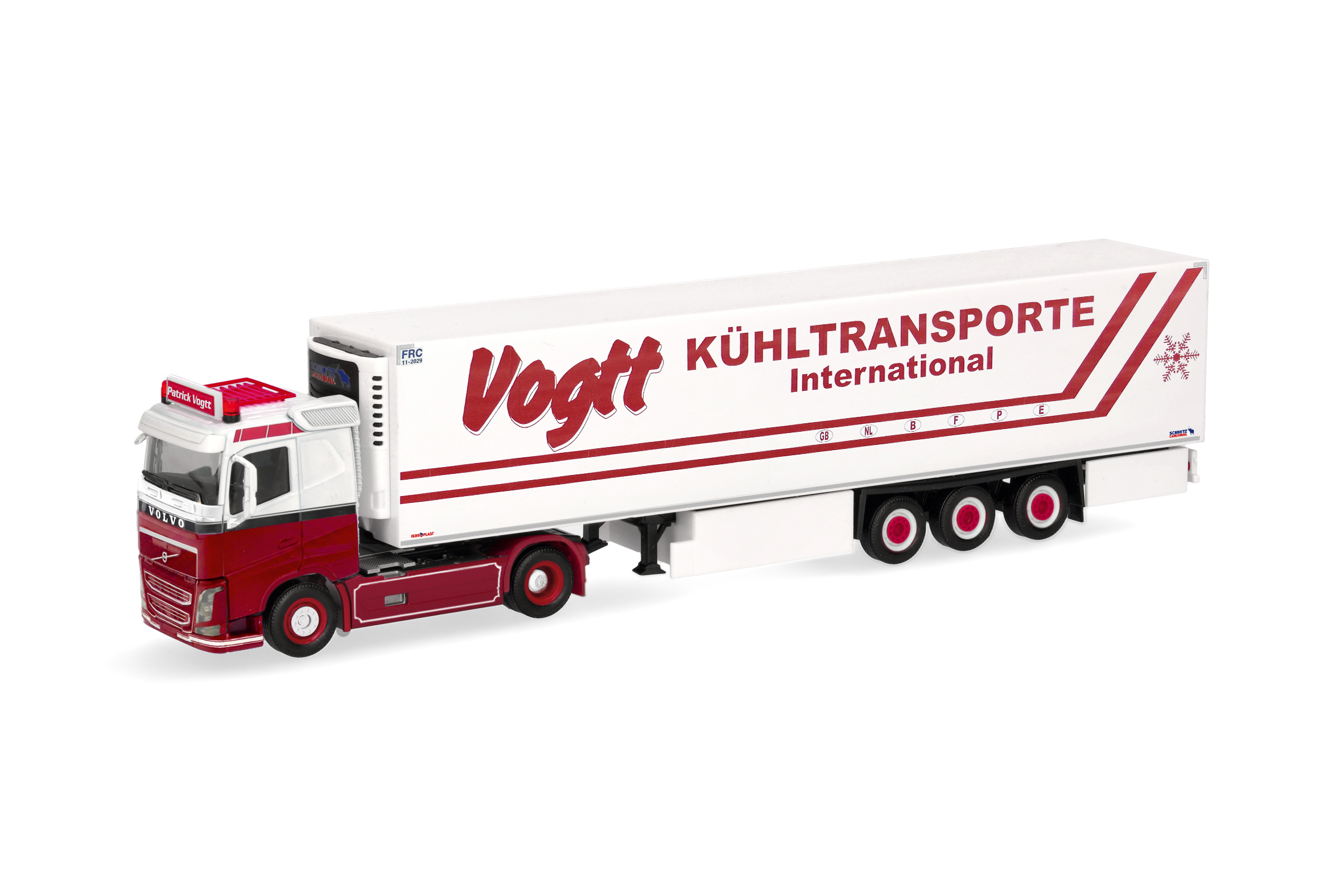 Herpa 321990 Volvo FH FD2013 KüKoSz Vogtt