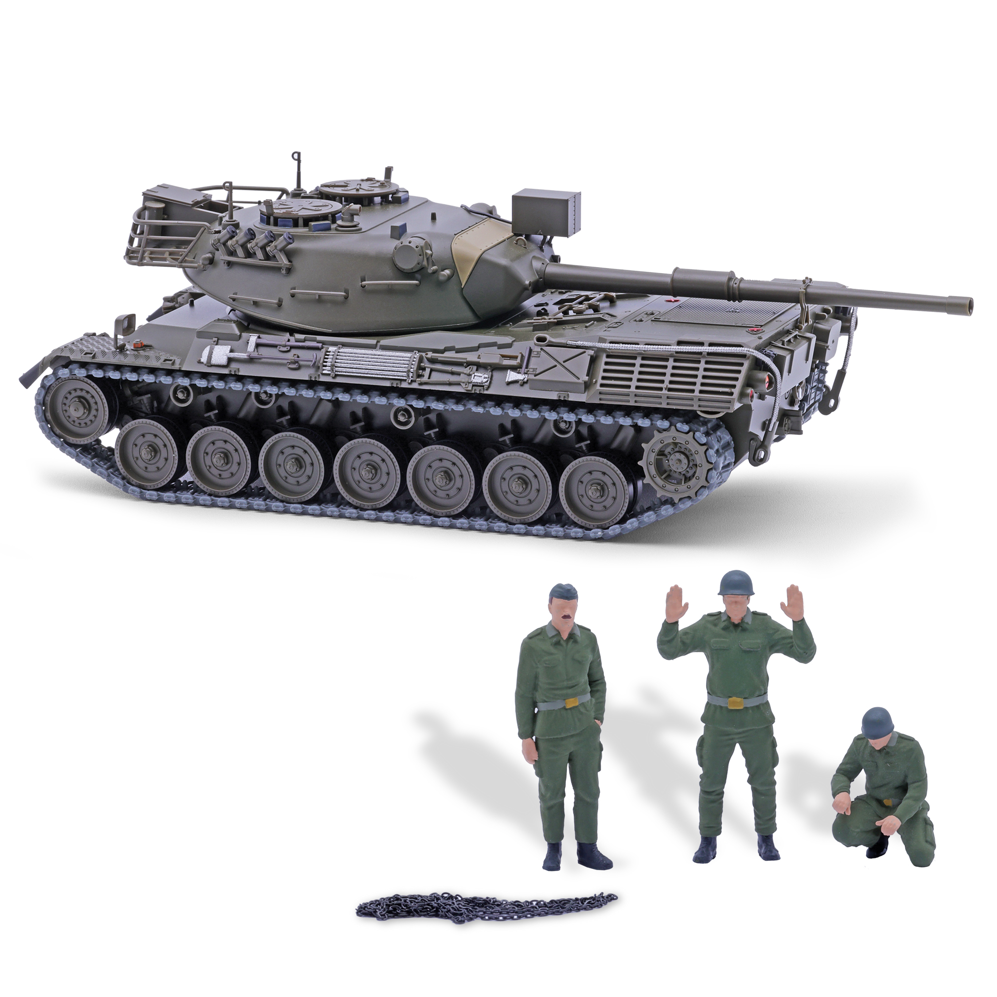 Busch 10711 Leopard m. 3 Soldaten [0]