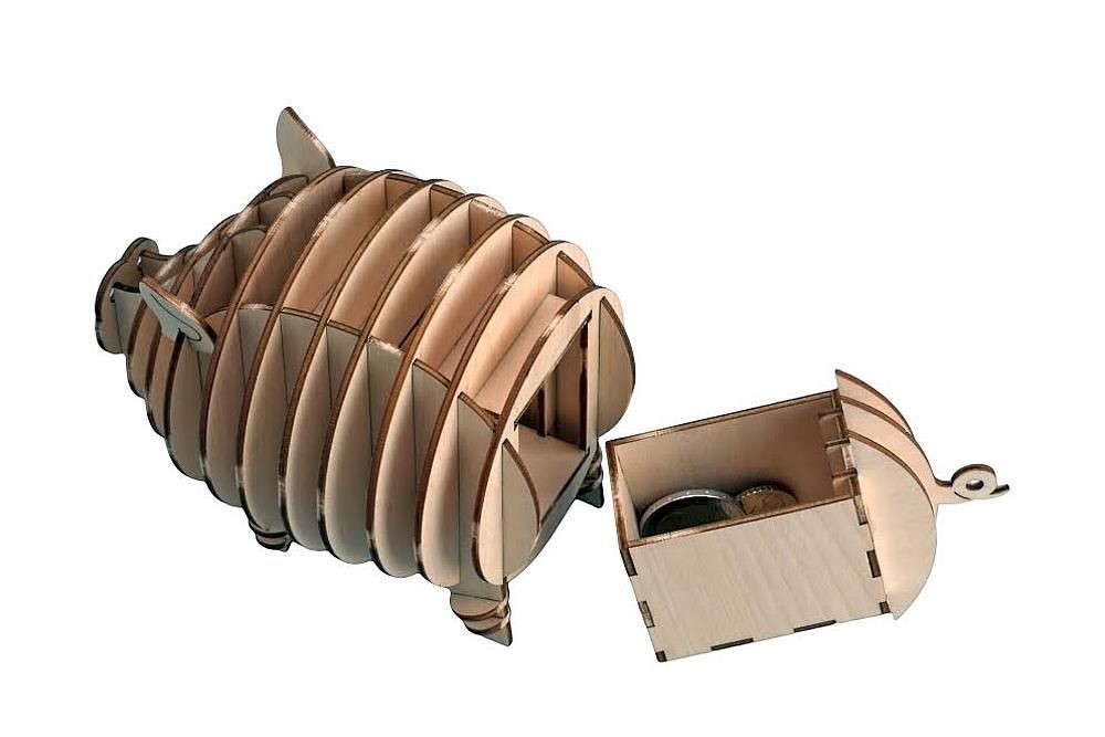 Artesania Latina 900210 Sparschwein Holzbausatz