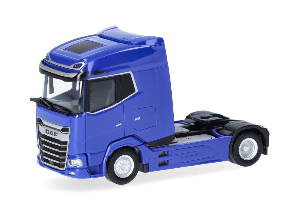 Herpa 320887 DAF XG facelift Zugmaschine 2achs blau 1:87 Spur H0