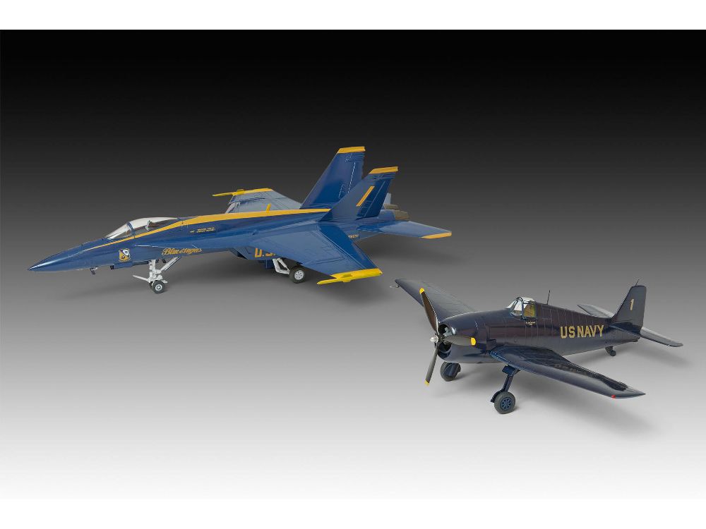 Revell 05613 Geschenkset "Blue Angels - 80 Jahre" 1:72 Bausatz