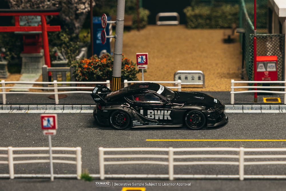 Tarmac Works T64-109-BK 1:64 TOYOTA SUPRA (A90) LB-WORKS BLACK 2025