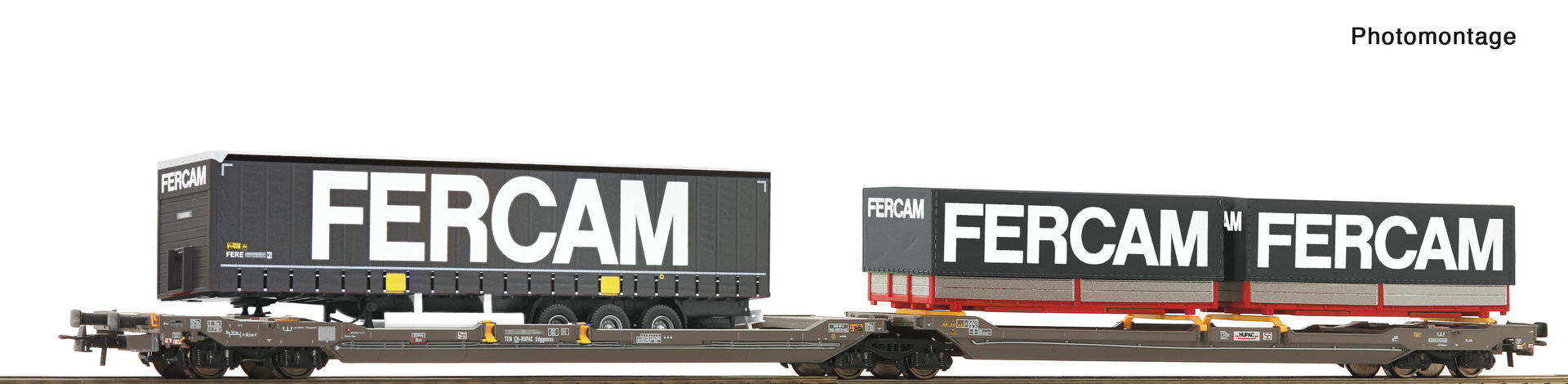 Roco 6600235 Doppeltaschen-Gelenkwagen T3000e