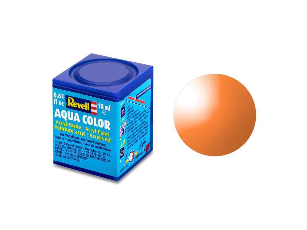 Revell 36730 Aqua Color orange klar 18 ml NEU