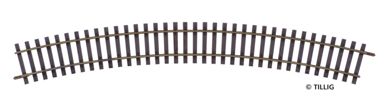 Tillig 85143 Gebogenes Gleis R484/30° - Spur H0 - Neu