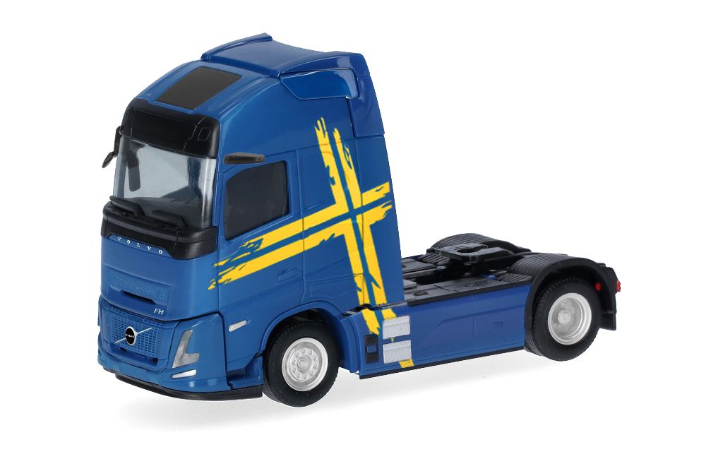 Herpa 321433 Volvo Aero XL Electric ZM blau 1:87