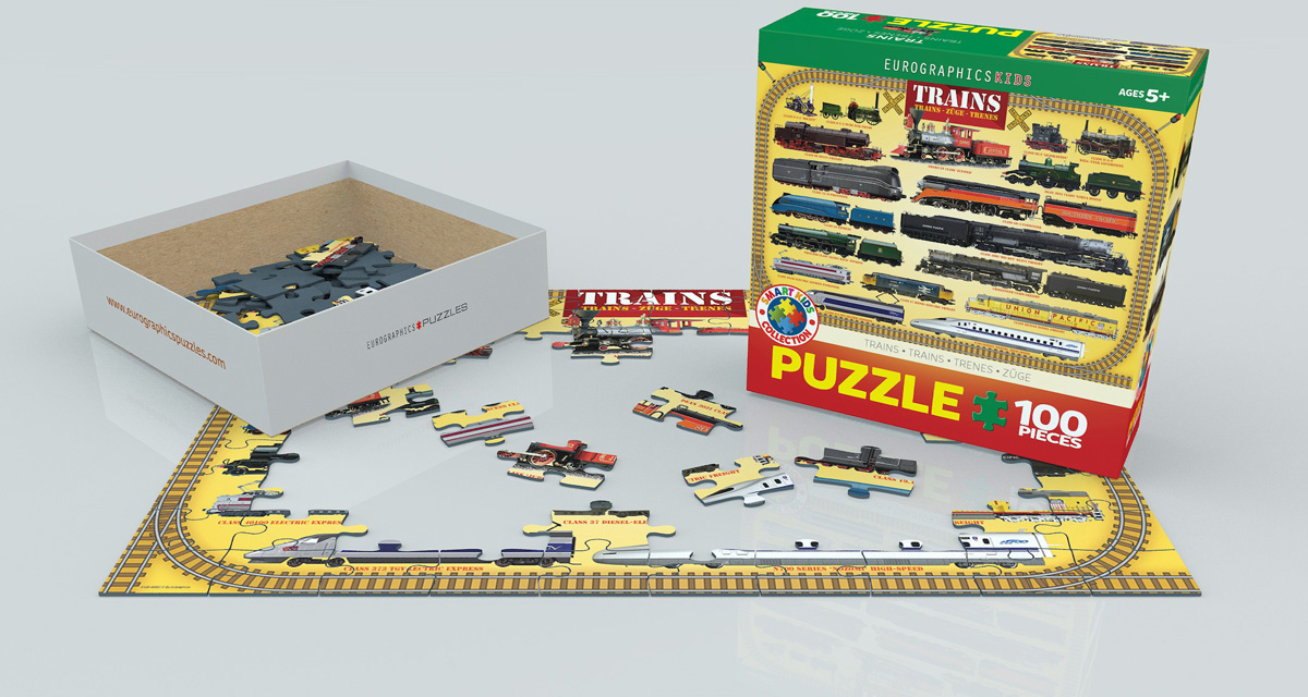 EUROGRAPHICS 6100-0090 Züge 100 Teile Puzzle