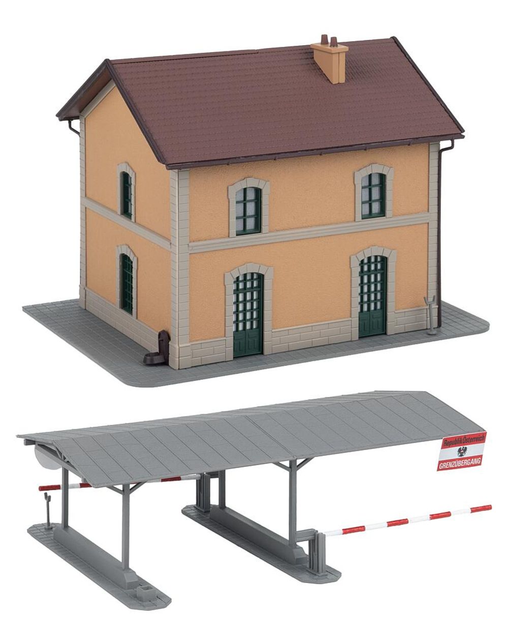 Faller 130783 Grenzkontrollstelle 1:87 Spur H0 Bausatz NEU OVP