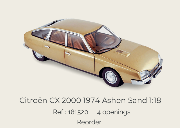 Norev 181520 Citroën CX 2000 1974 Sand Ashy Beige 1:18 (Reprod 2027)