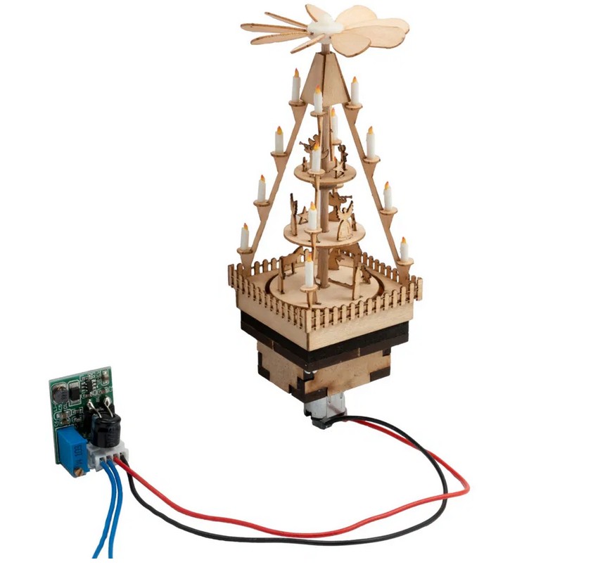 Noch 66413 micro-motion Weihnachtsmarkt-Pyramide 1:87 Spur H0