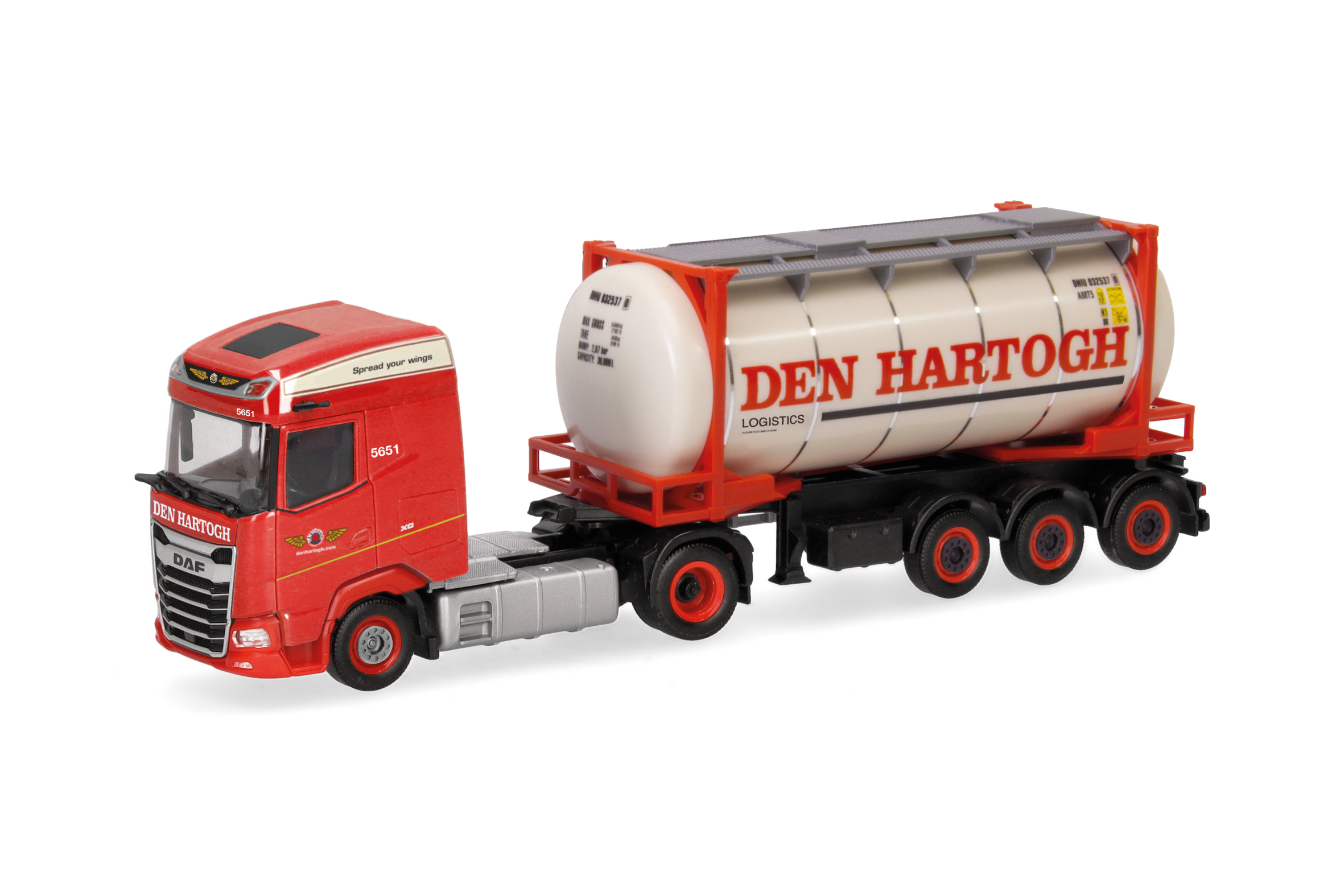 Herpa 320344 DAF XG Swapcon.-Sz Den Hartogh