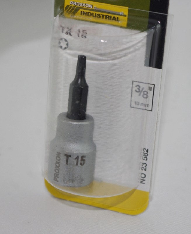 Proxxon 23582 3/8" TX-Einsatz T 15, 50 mm lang