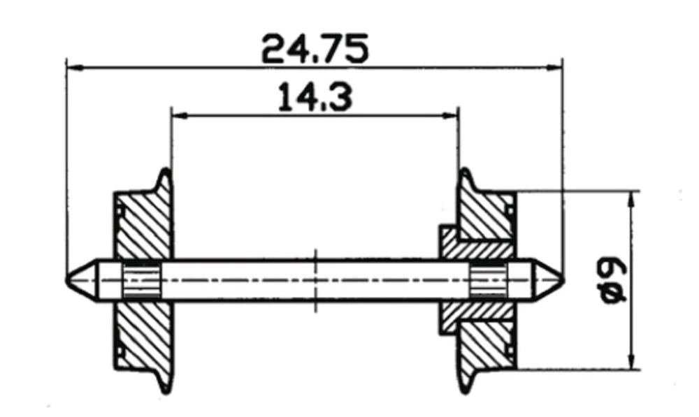 Roco 40194 DC-NEM-Normradsatz - Spur H0 - Neu - OVP