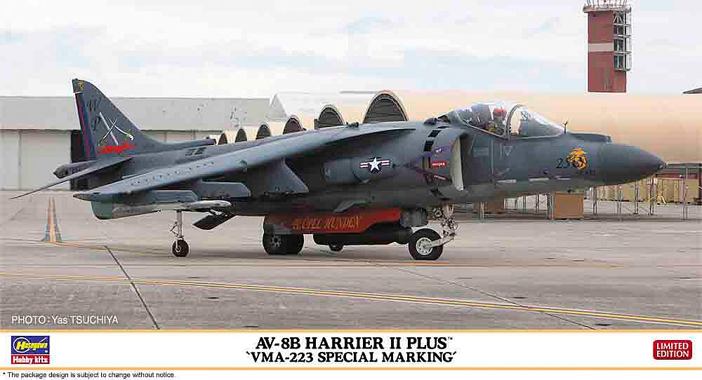 Hasegawa 07570 1/48 Av-8B Harrier II Plus VMA-223 Sondermarkierung