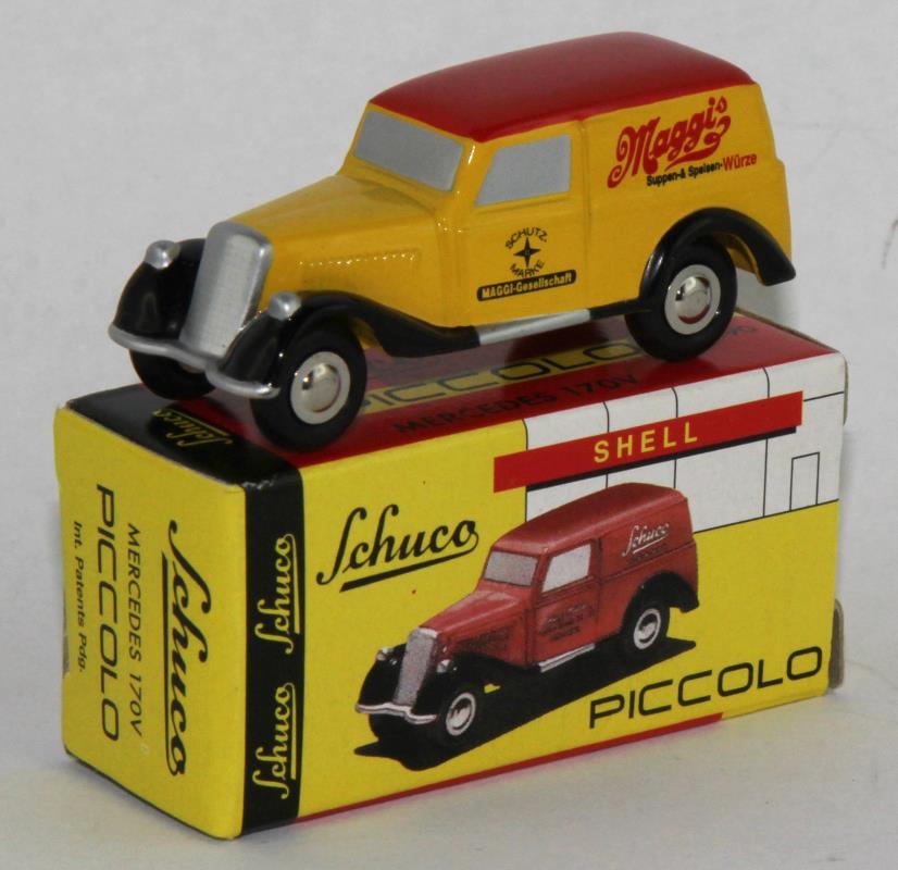 Schuco Piccolo Lieferwagen Mercedes 170V Maggi-Gesellschaft - 1:90