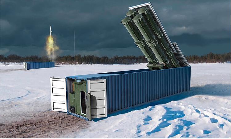 Trumpeter 01077 1/35 3M54 Club-k in 40-Fuss-Container