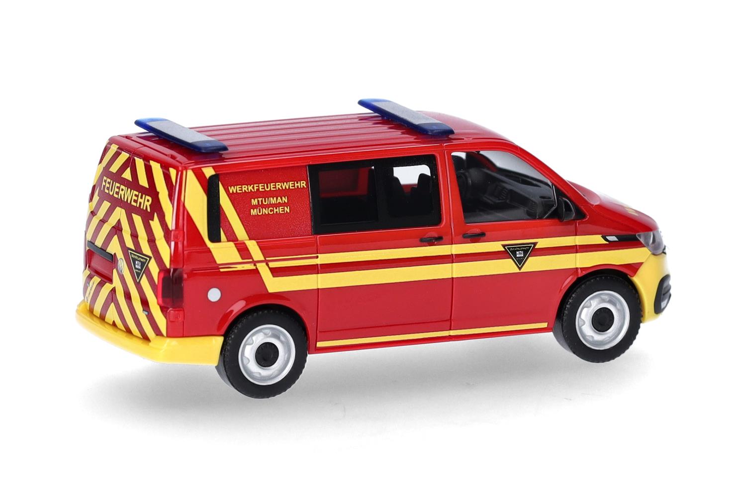 Herpa 097932 VW T6.1 Halbbus Feuerwehr MTU/MAN München 1:87