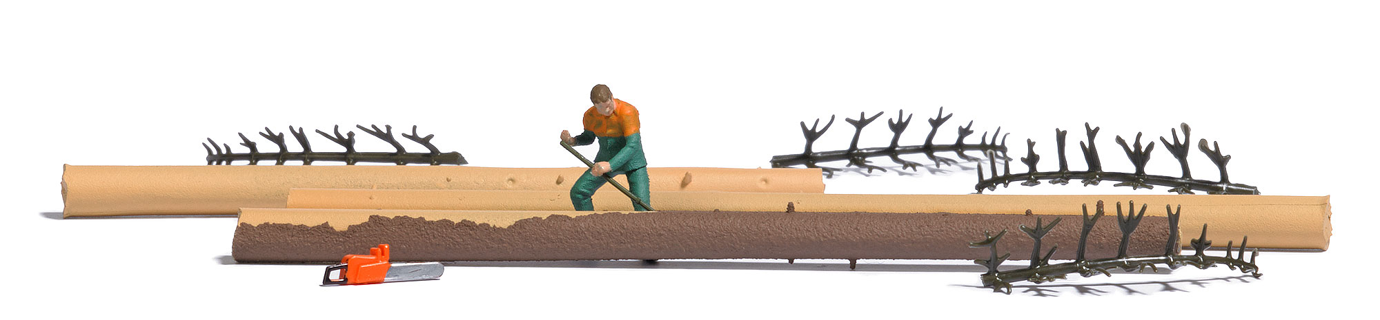 Busch 79881 Action Set Baumschälung 1:87 Spur H0 Neu OVP