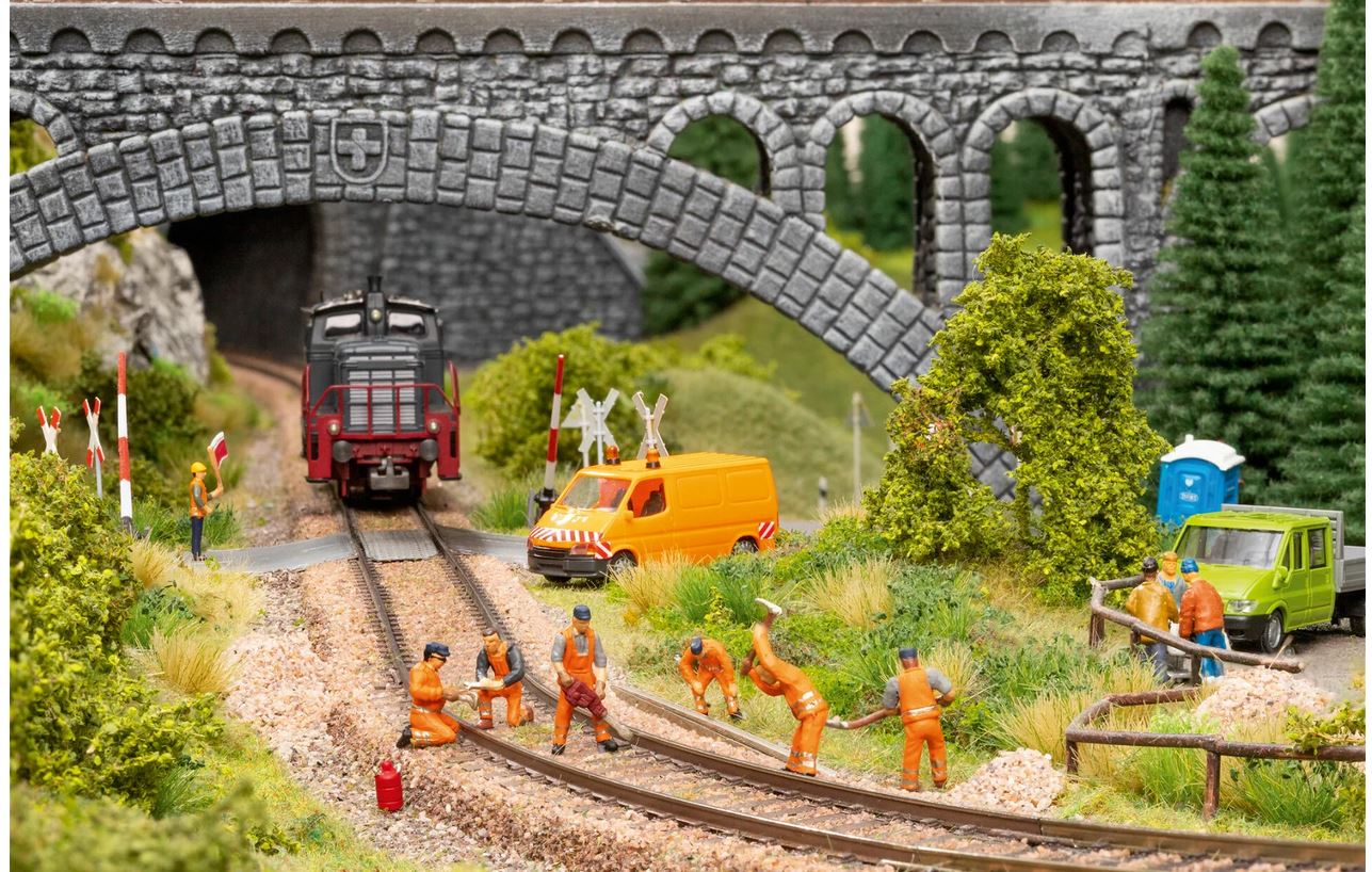 Noch 12951 Baustelle am Gleis 1:160 Spur N Neu OVP Figuren Sound-Szene