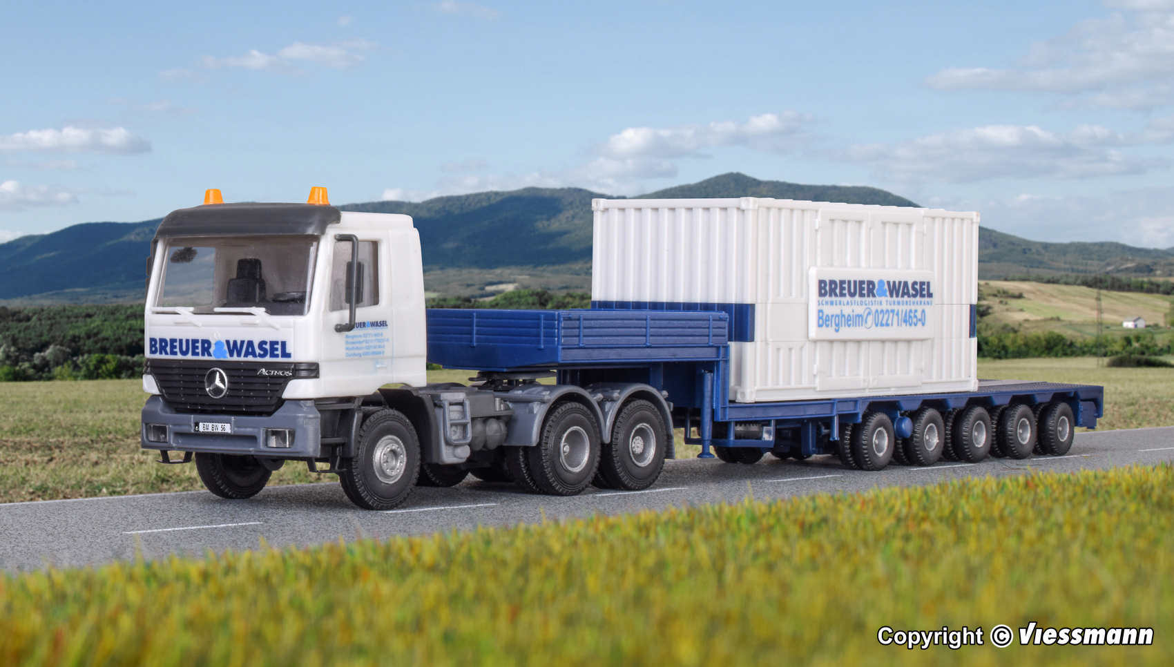 Kibri 13057 MB ACTROS Begleittransporter zum LG 1550 1:87 NEU