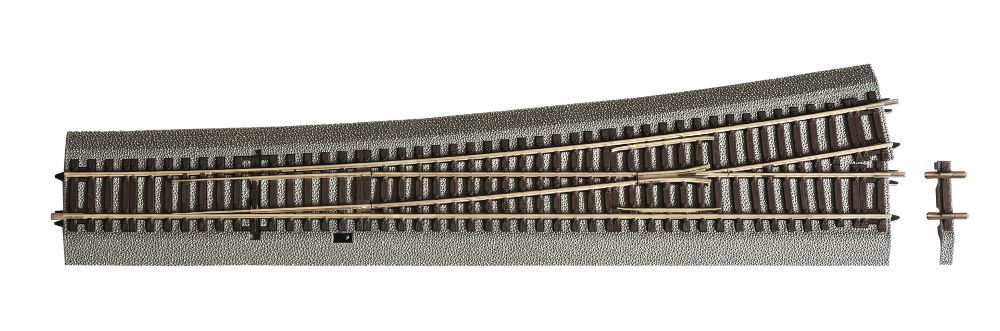 Roco 42582 Weiche links Wl10 mit Handantrieb mit Bettung Spur H0