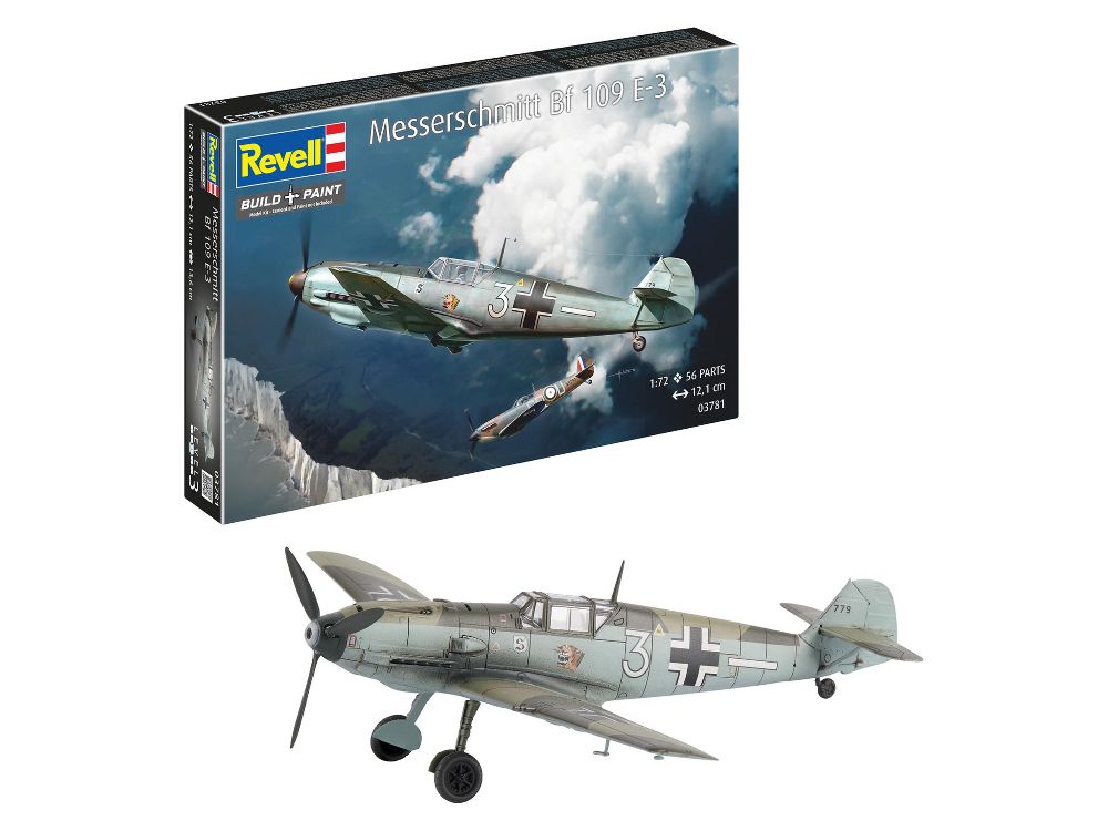 Revell 03781 Messerschmitt Bf109E-3 1:72 Modellbausatz NEU OVP