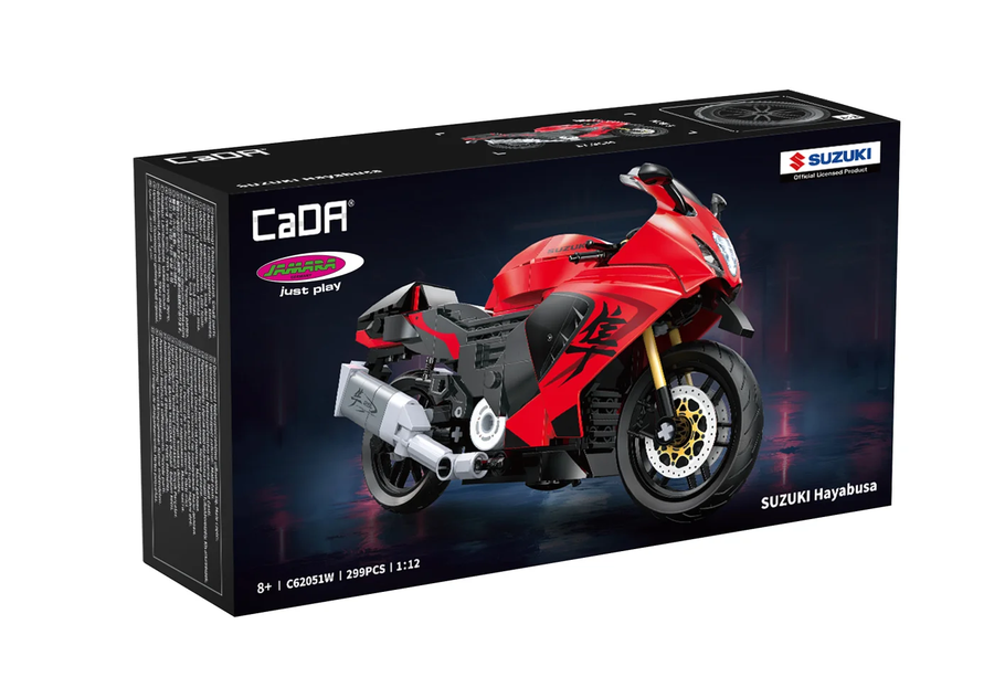 CaDA C62051W Suzuki Hayabusa rot 1:12 Bausatz NEU OVP Bricks