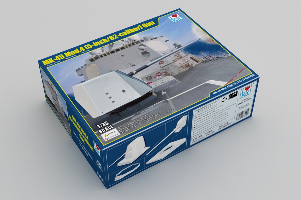 I LOVE KIT 63551 MK-45 Mod.4 (5-inch/62-caliber) Gun 1:35 Bausatz Neu
