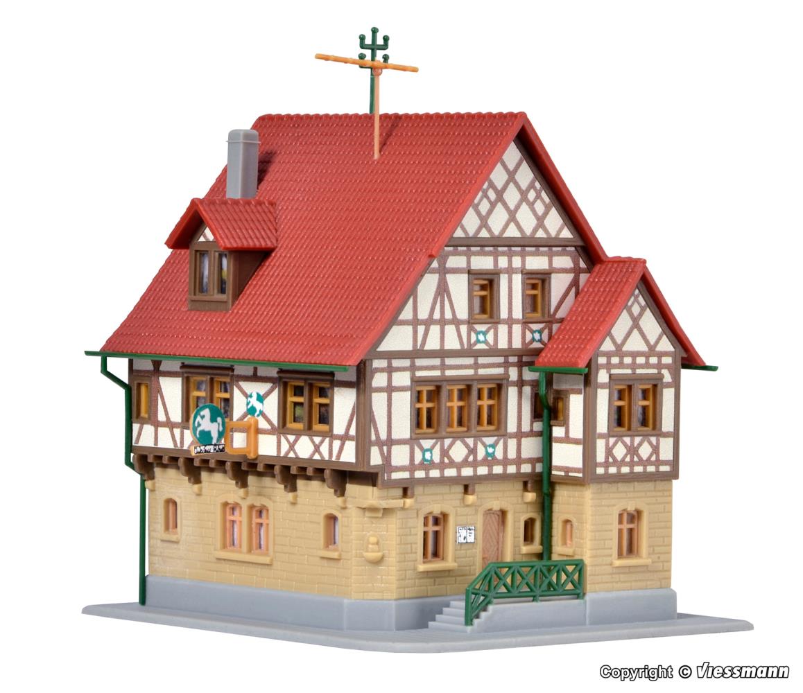 Kibri 36405 Hotel Zum weißen Ross 1:220 Spur Z Bausatz Neu OVP