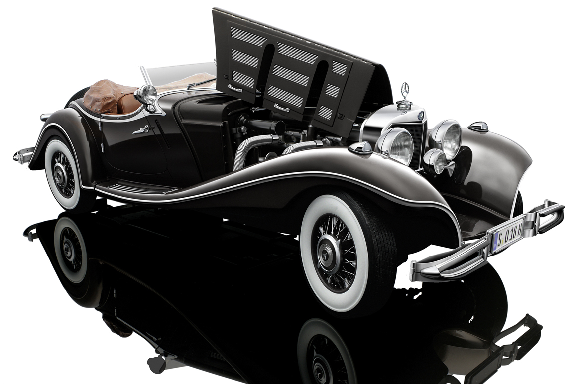 Bauer S018H Mercedes-Benz 500 K Spezial Roadster 1934 1:12 Neu