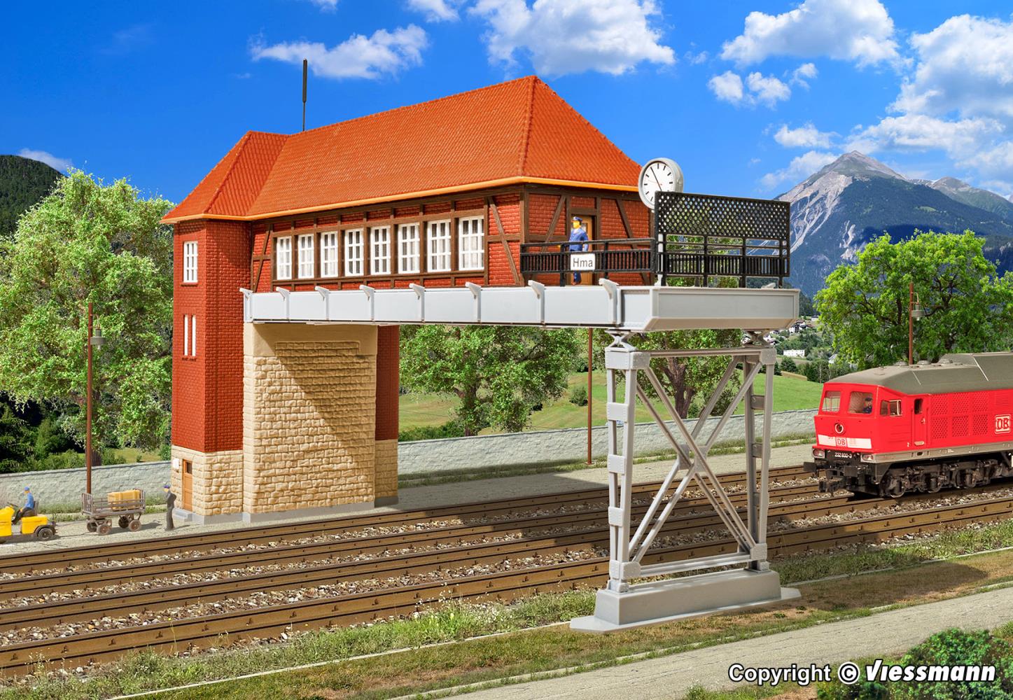 Kibri 39310 Brückenstellwerk Hamm 1:87 Spur H0 Bausatz Neu OVP