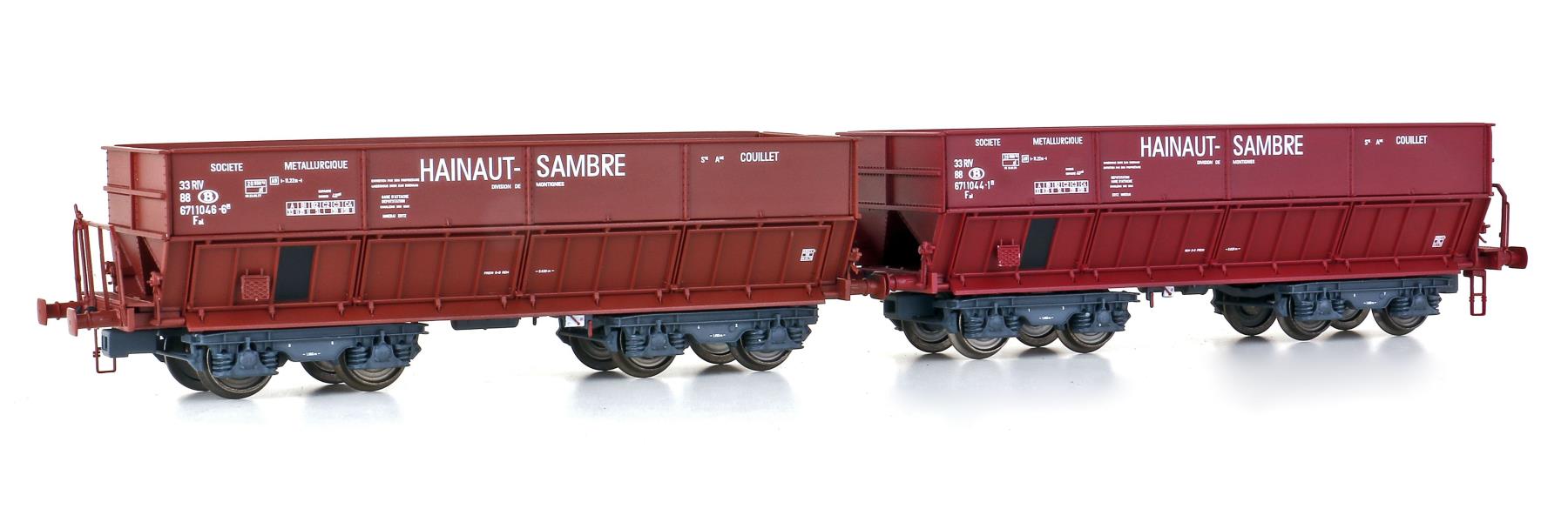 LS Models 32086 2er Set Erzwagen Fal SNCB / Hainaut Sambre Spur H0