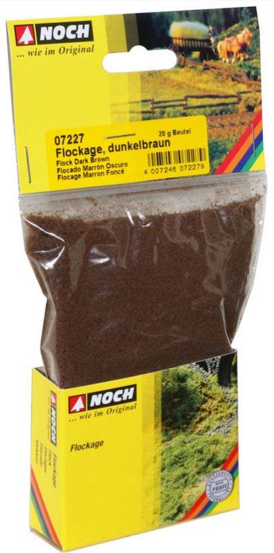 Noch 07227 Flockage - dunkelbraun, 20 g - Neu - OVP